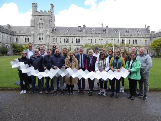 DFMM Class of 2022 outside the Quad in UCC