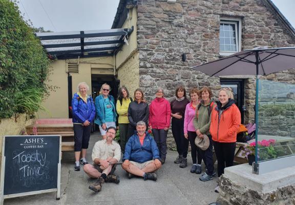 Ready to set off on the trip from Camp to Inch Beach