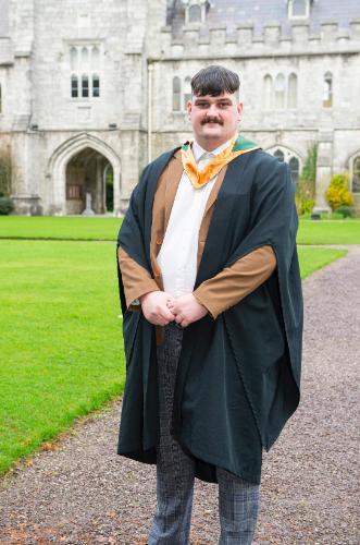 William O'Rielly at the PG Cert Graduation