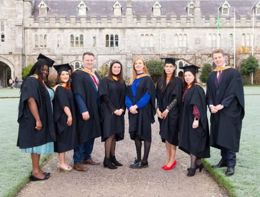 PG cert student group in the quad