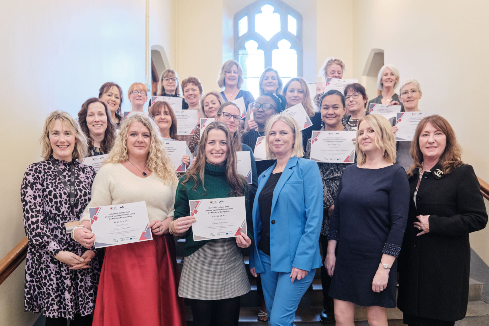 A group of women graduating in UCC