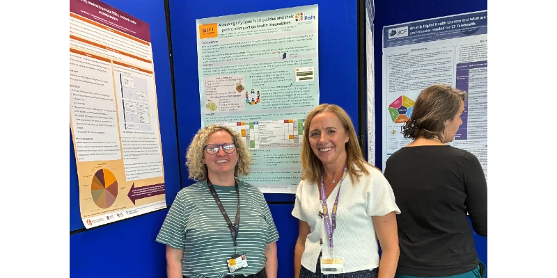Dr Margaret Steele and Prof Janas Harrington representing FOODPATH at the 2026 College of Medicine and Health Conference, University College Cork.
