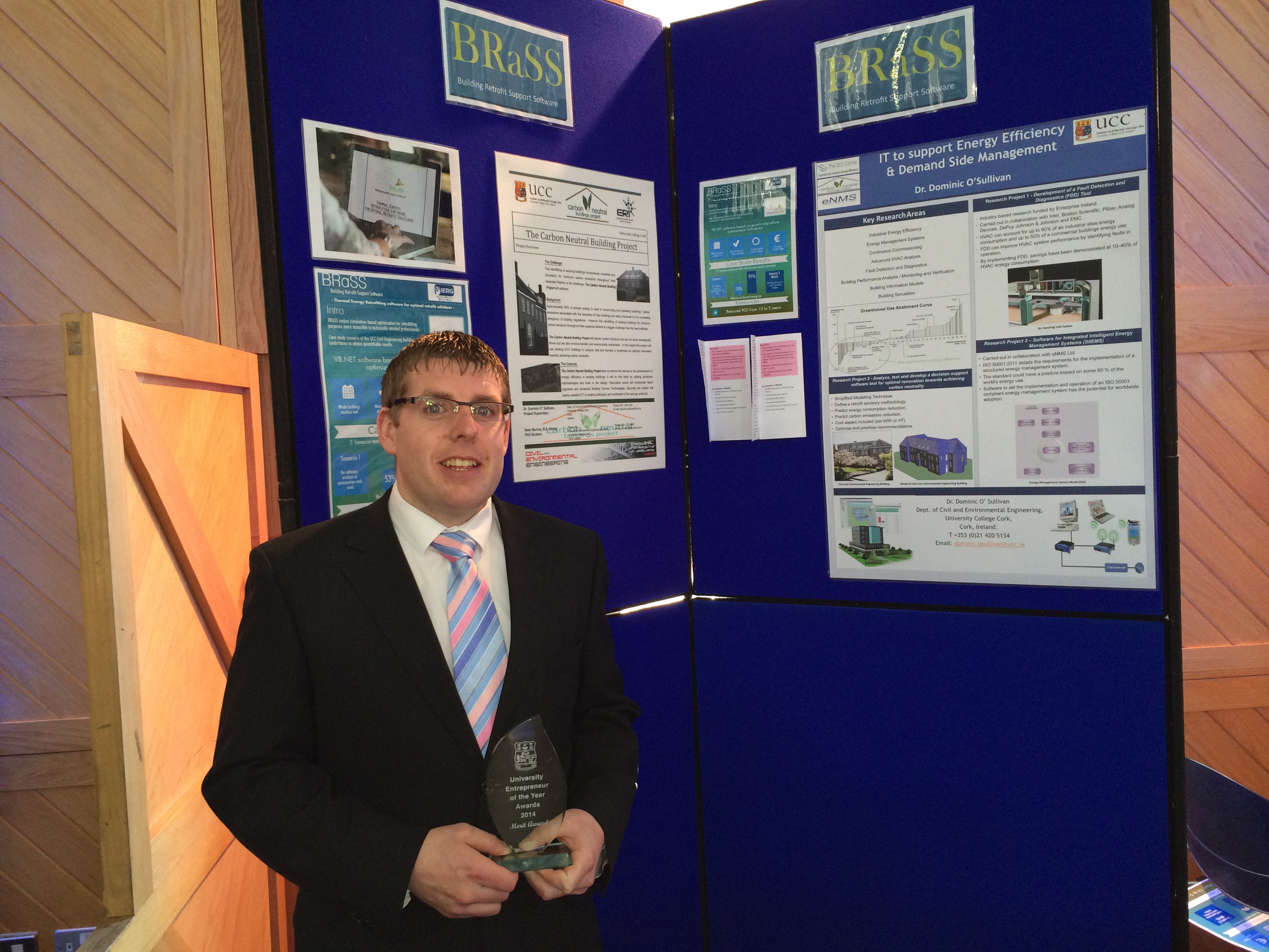 Sean Murray wins Award at the UCC Entrepreneur of the Year Competition