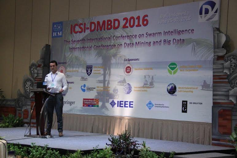 IERG PhD Researcher Colm Gallagher speaks at DMBD 2016 conference, Bali
