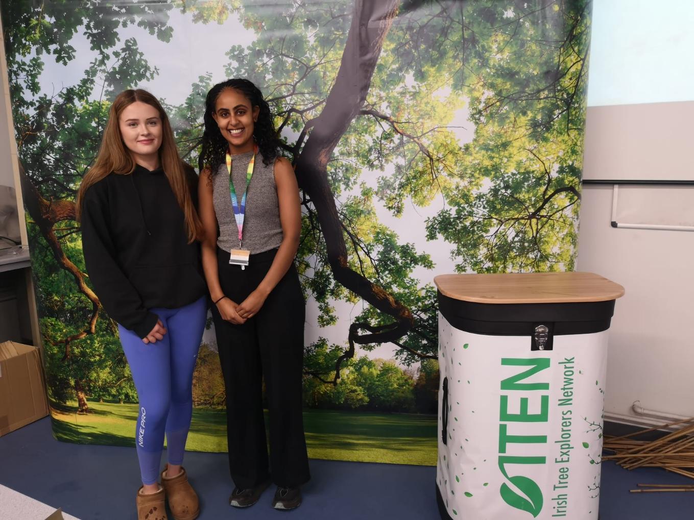 Science exhbition image Gabriella and Laura