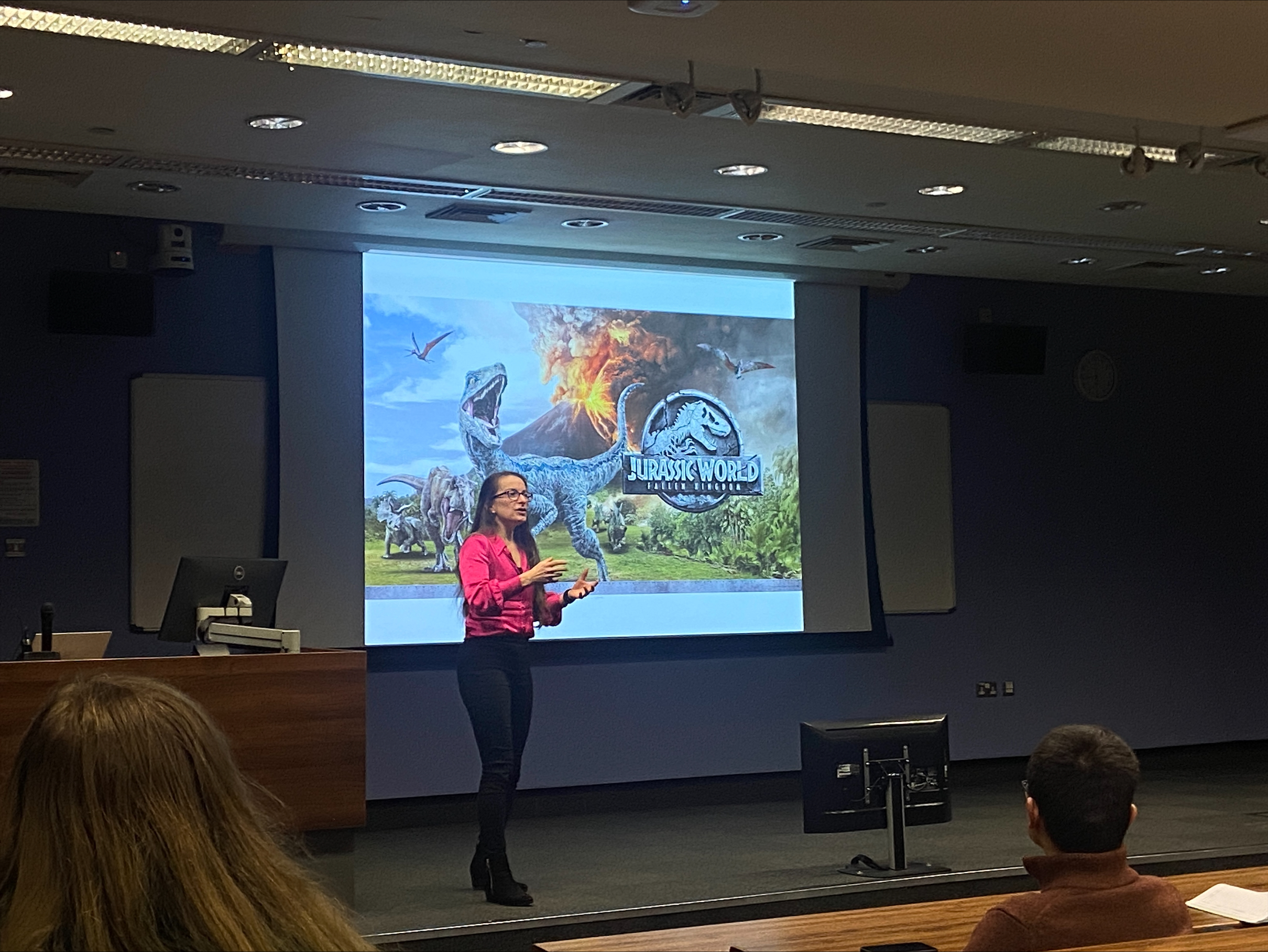 Maria delivers Science in Society lecture: Could Jurassic Park really happen?