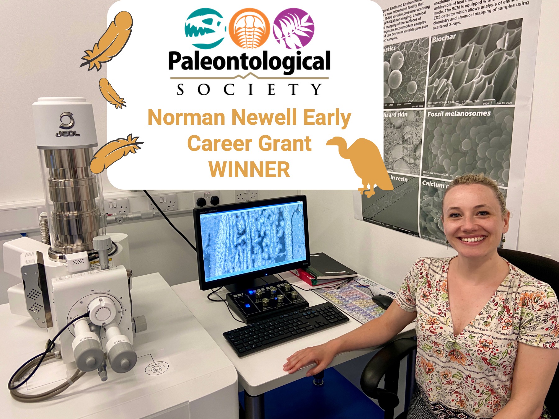 Dr Valentina Rossi wins Paleontological Society Grant