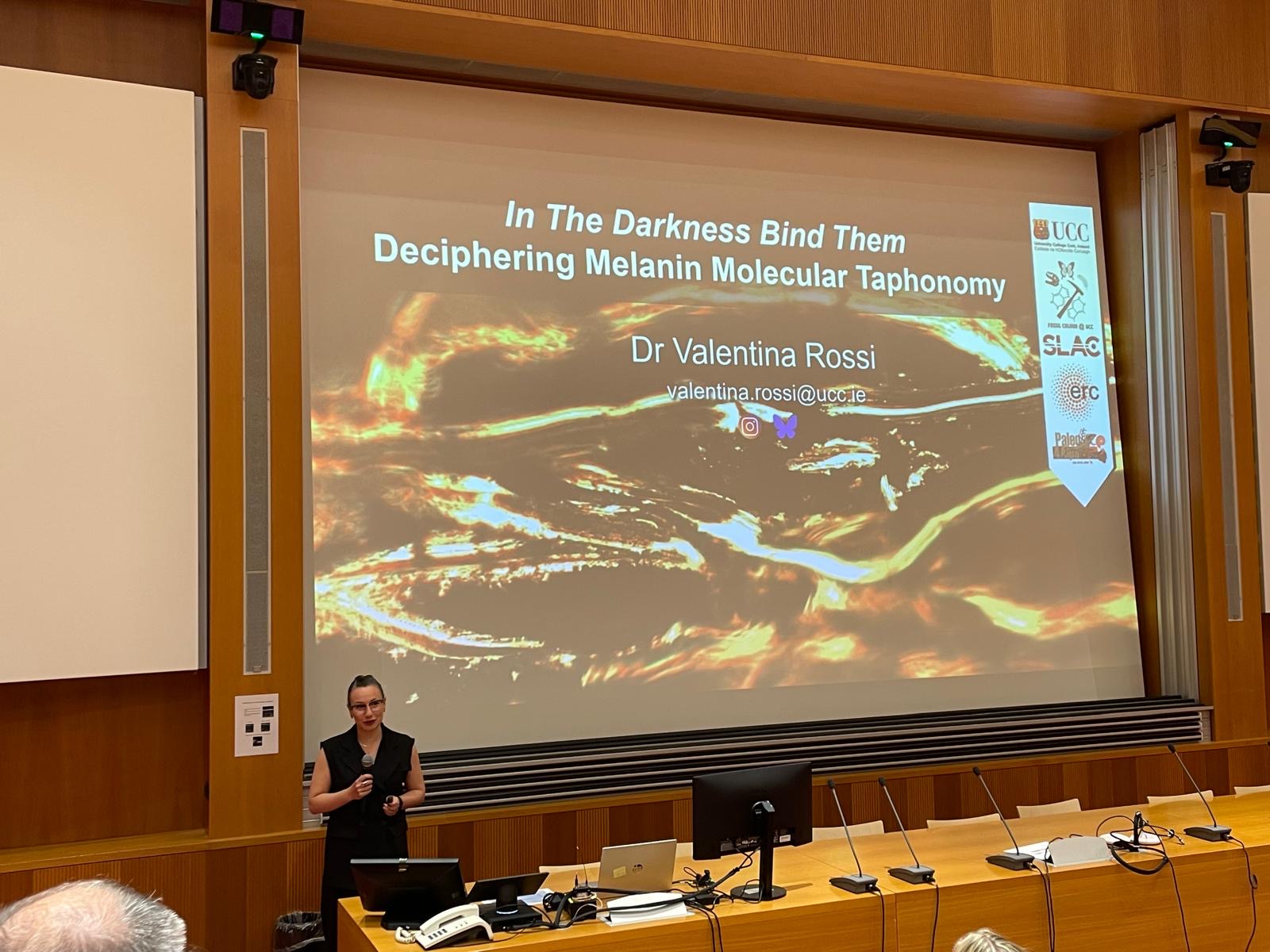 Valentina and Daniel each gave talks at Paleo4Alps 2026