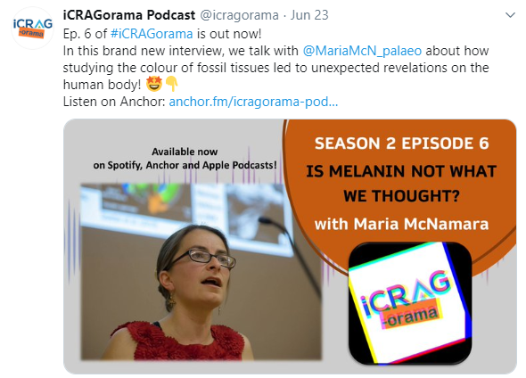 Maria on iCRAGorama podcast!