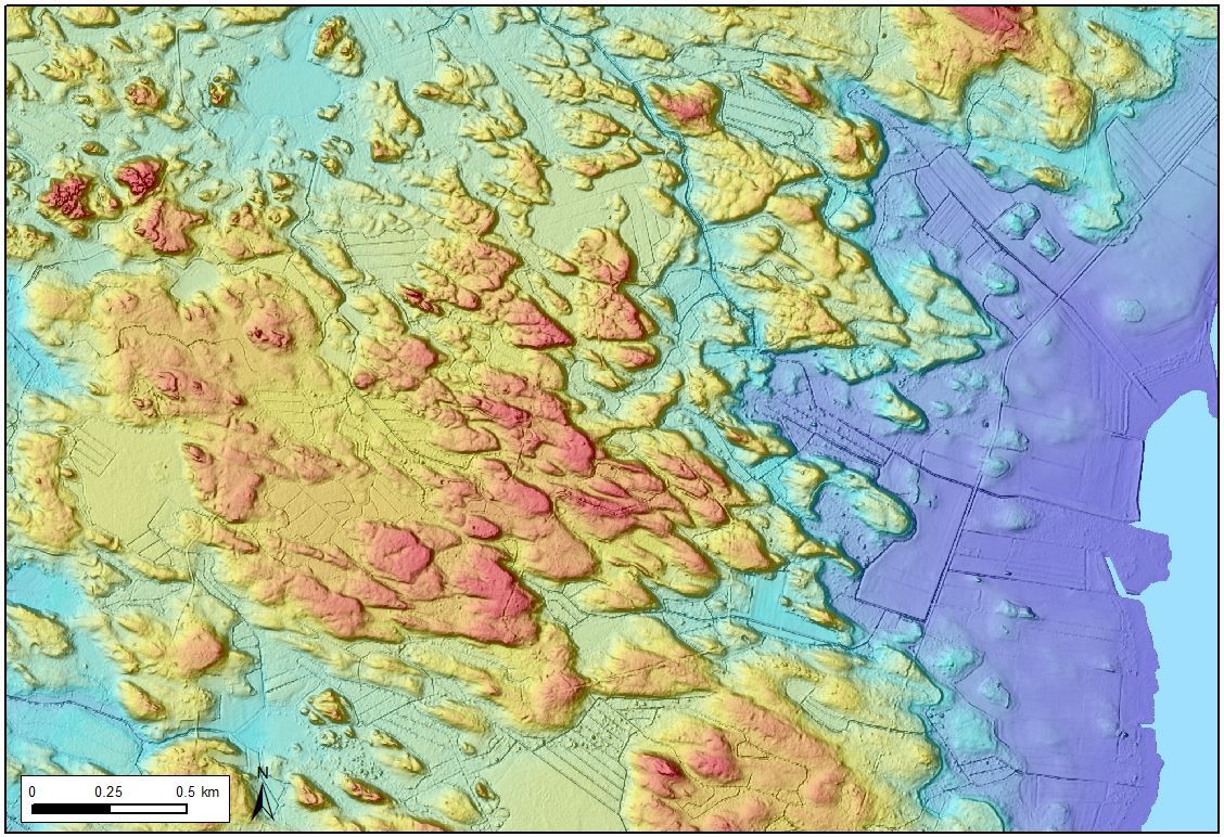 Marine geomorphology of the day: a fragmented topography