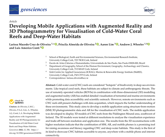 Larissa’s paper is out! Read about it here