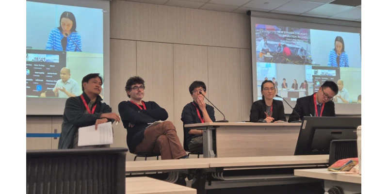 Pamungkas during Q&A Pamungkas during Q&A