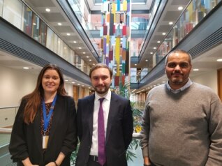 Dr Aisling O'Driscoll, Brian McCarthy, Dr Ahmed Zahran