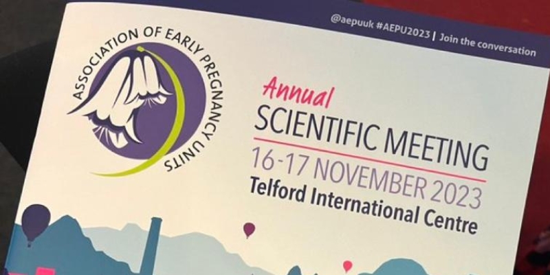Members of the PLRG share work on ectopic pregnancy, recurrent miscarriage and molar pregnancy at AEPU 2023