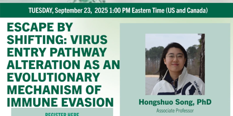 Global Virus Network Forefront of Virology Webinar featuring Dr. Hongshuo Song