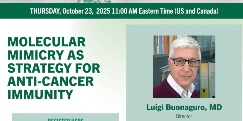 Global Virus Network Forefront of Virology Webinar featuring Dr. Luigi Buonaguro