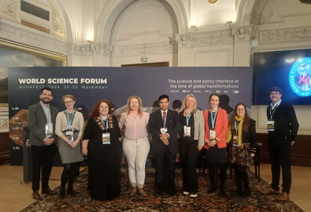 Photo: Dr Rosarii Griffin at the World Science Form