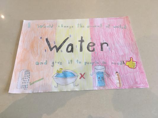 Poster on Water