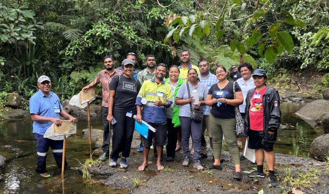 Biological monitoring of freshwater resources - Summer School in Suva, Fiji