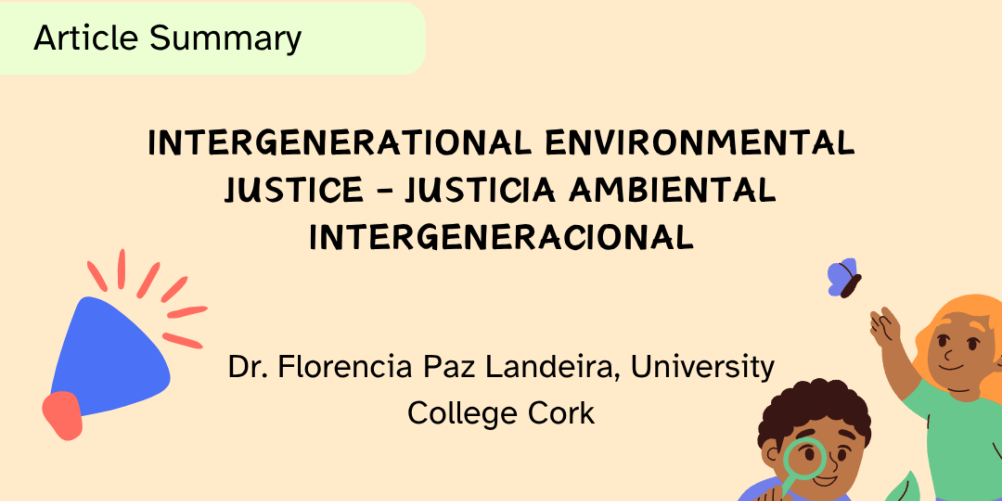 Key Insights from &ldquo;Intergenerational Environmental Justice&rdquo;