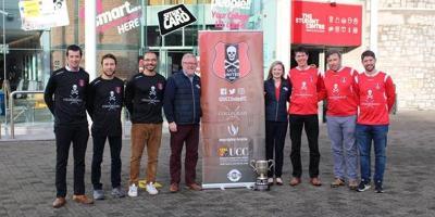 members of UCC united outside UCC student centre