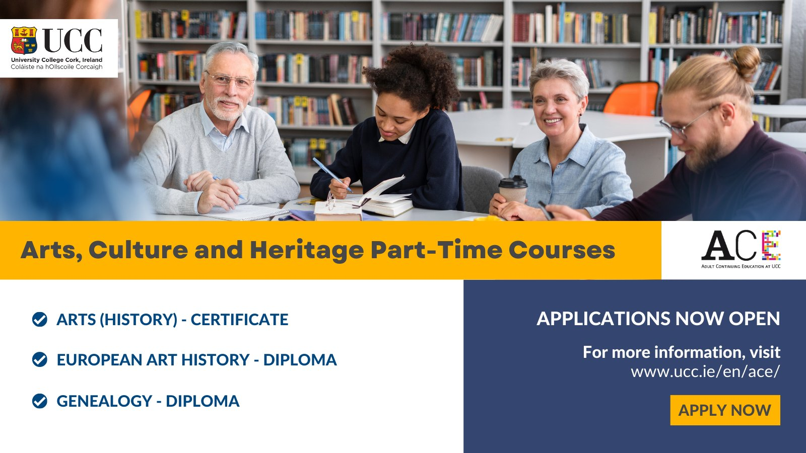 Arts, History and Culture Courses Now Open 