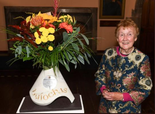 Congratulations to Emeritus Professor and former Vice-President of UCC, Aine Hyland. 