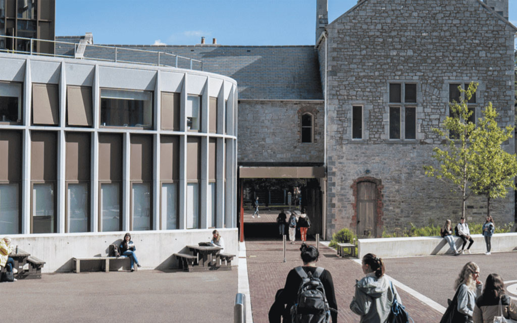 A photo of the student hub