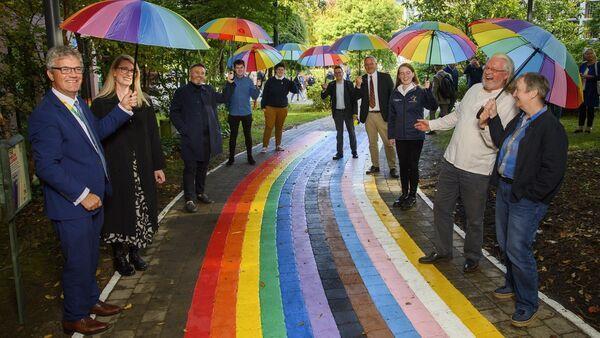 UCC unveils Rainbow Walkway to mark ‘national coming out’ day
