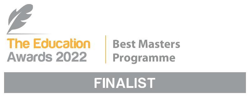 Logo for MA Global Gallery Studies Best Masters Programme 2022 finalist