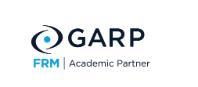 GARP logo with black and blue text against a white background