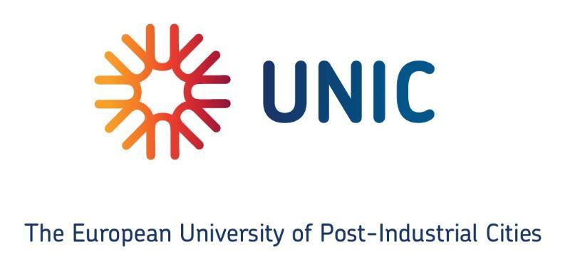 Logo for the European University of Post-Industrial Cities (UNIC)