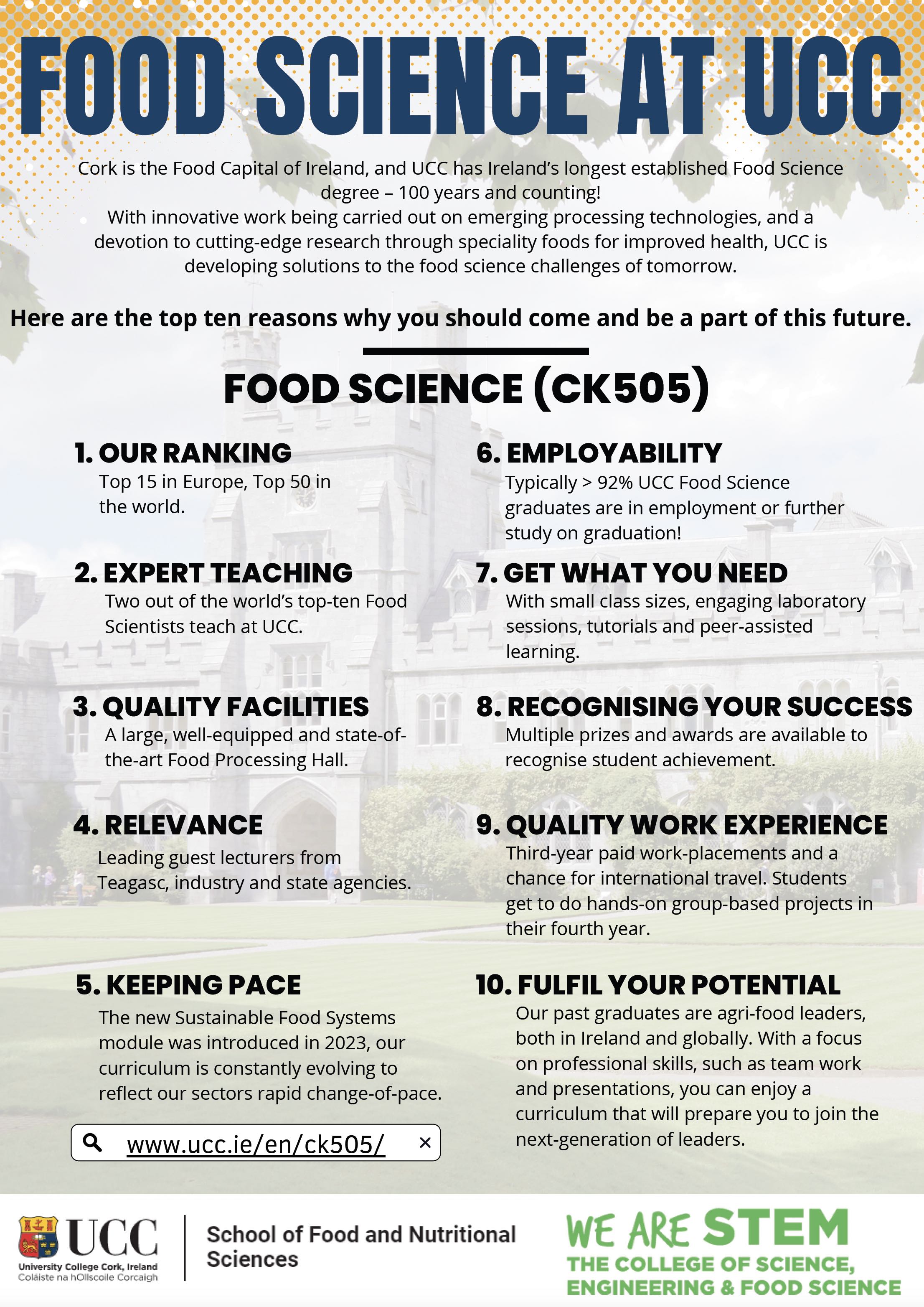 Food Science CK505 Flyer