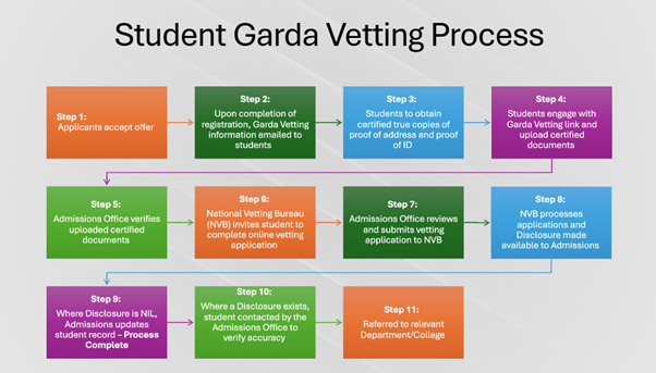 Flowchart of the Vetting Process as replicated in the text below