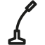 Icon of desktop microphone