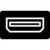 Icon of an HDMI port