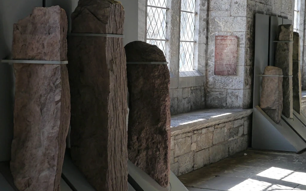 Ogham stones in the Stone Corridor, UCC