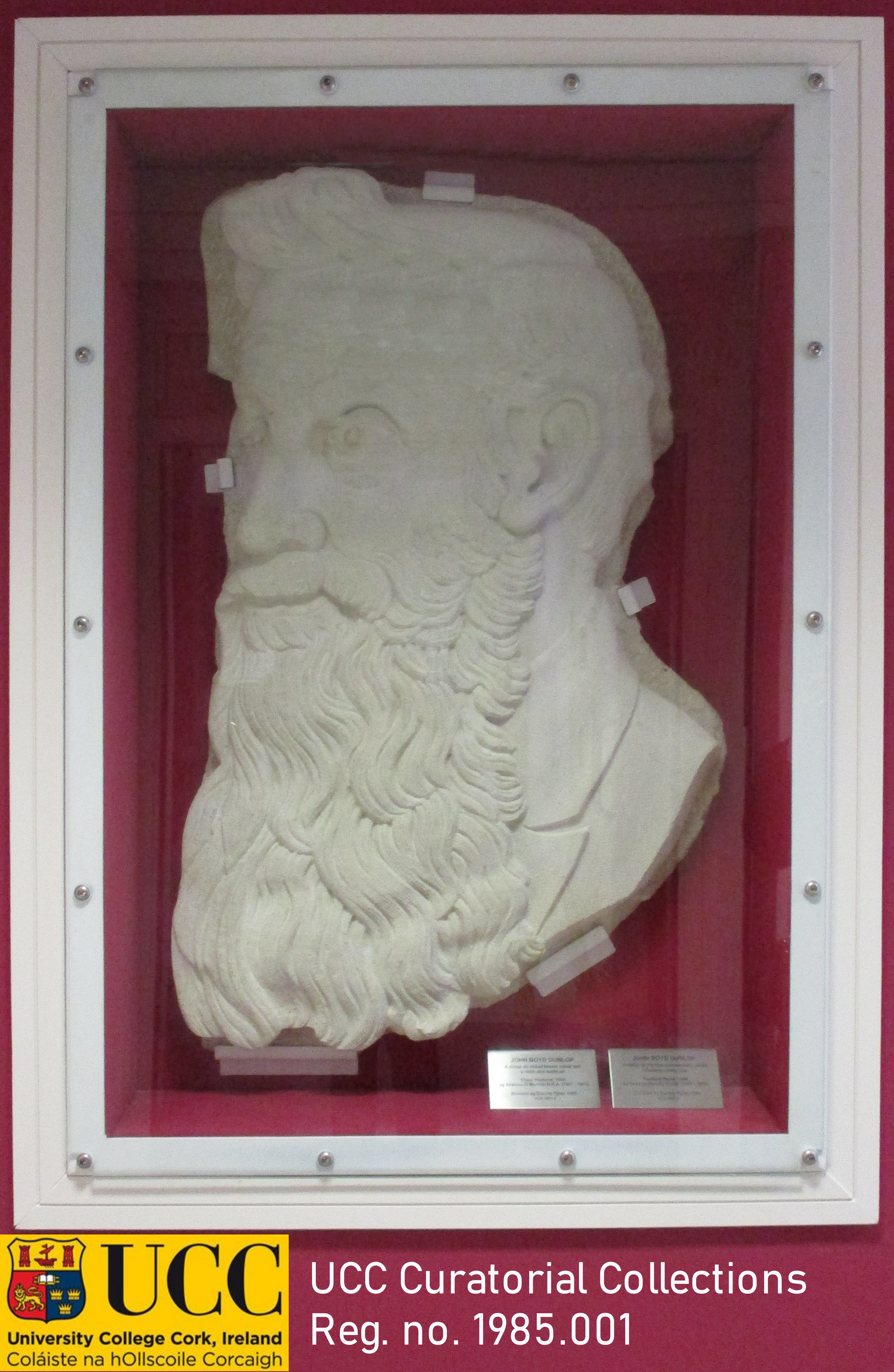 Relief sculpture, Séamus Murphy RHA (1907-75), 'John Boyd Dunlop'