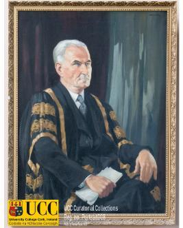 Portrait, Henry St J. Atkins, Somhairle MacCana ARCA, UCC
