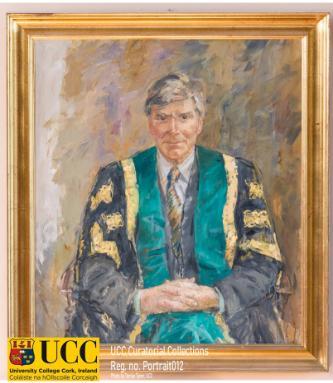 Portrait of Michael P. Mortell, Basil Blackshaw HRHA HRUA, UCC