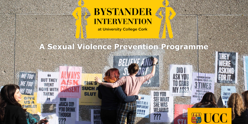 Bystander Intervention in UCC: How we can all stand against sexual assault, harassment, and violence
