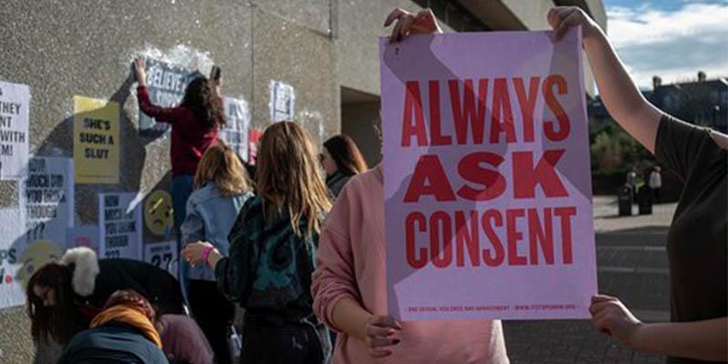 UCC students unveil mural against sexual violence in college