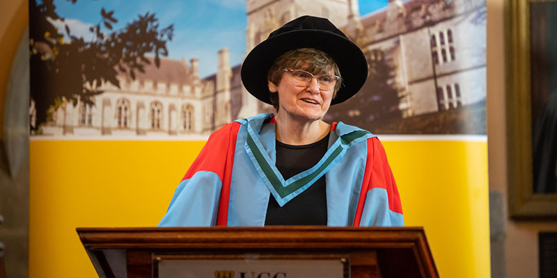 Dr Katalin Karikó speaks at UCC