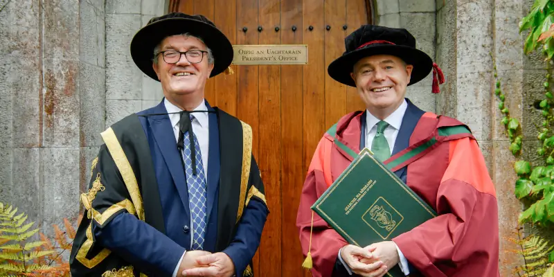 Honorary Citation by Professor Mark Hutchinson for Paschal Donohoe