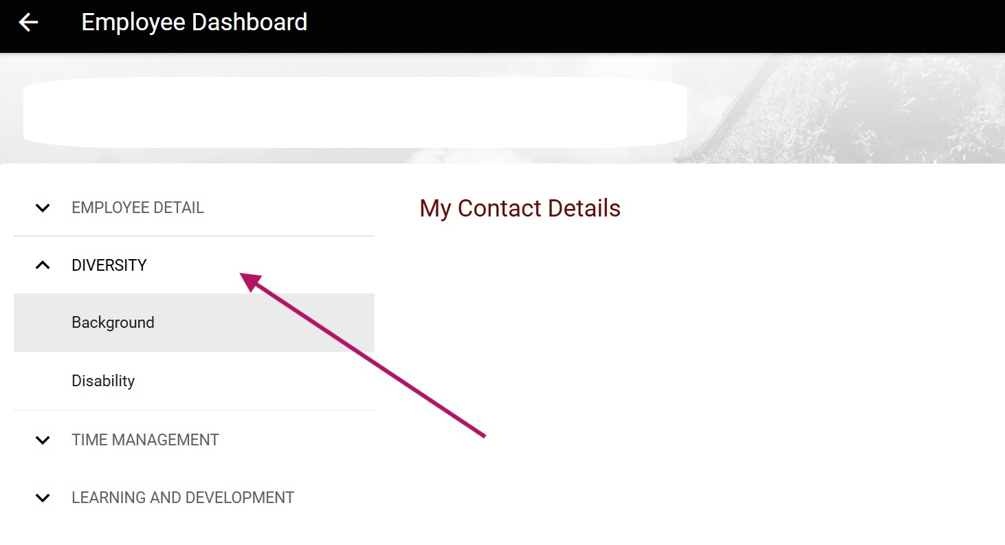 ESS Diversity Tool Screenshot Profile