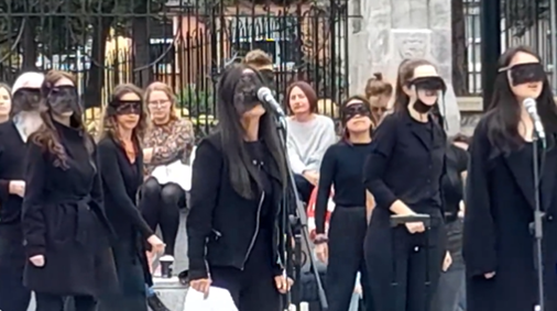 UCC Staff and Students in Multilingual  Flash Mob Protesting Sexual Violence