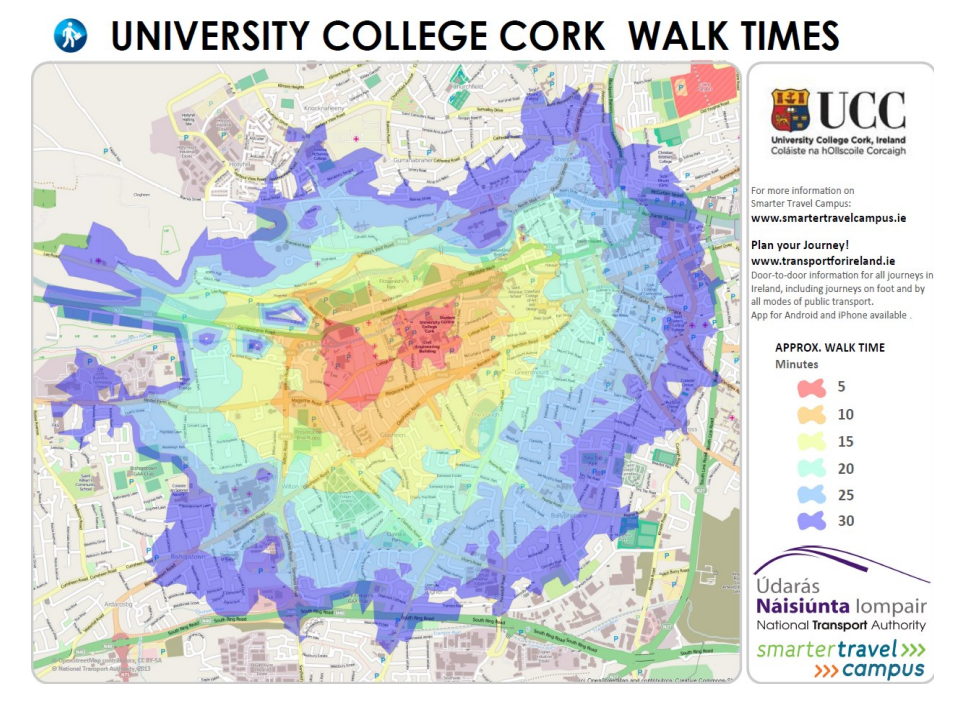 Walk Times To Campus