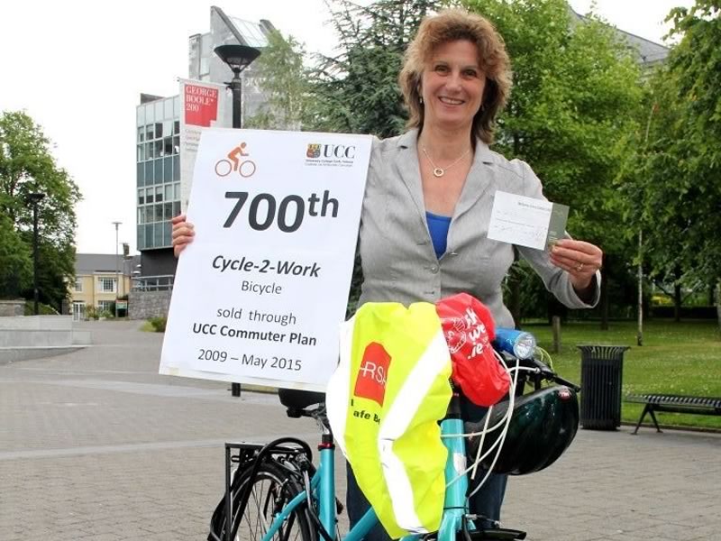 The 700th UCC Cycle-to-Work Bicycle Sold