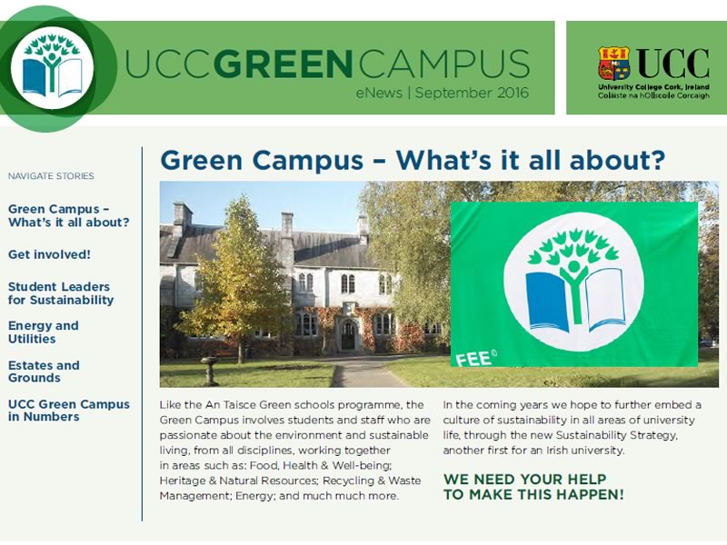 Green Campus Newsletter – 2016
