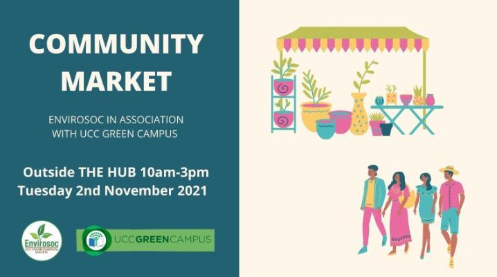 Community Market - 2nd November -10am-3pm outside The Hub. 